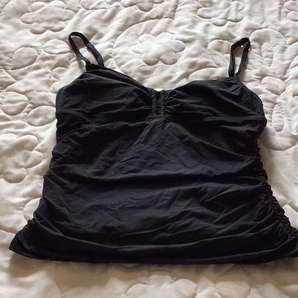 Ladies/teen black swim suit tankini top. & Bottom